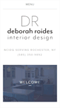 Mobile Screenshot of debroidesinteriordesign.com