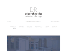 Tablet Screenshot of debroidesinteriordesign.com